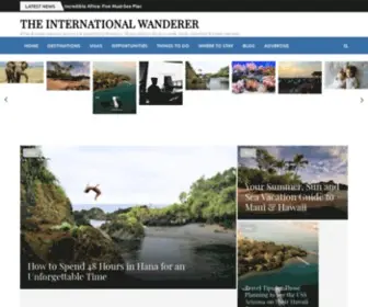 Theinternationalwanderer.com(The International Wanderer) Screenshot