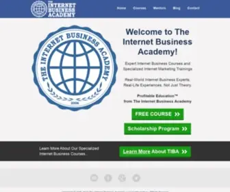 Theinternetbusinessacademy.com(Profitable Education) Screenshot