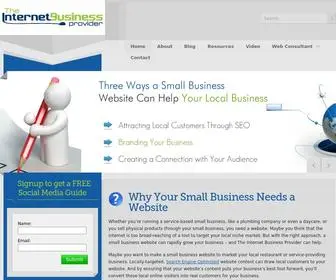 Theinternetbusinessprovider.com(Website Design Services) Screenshot