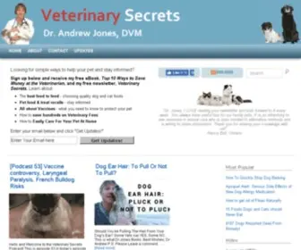 Theinternetpetvet.com(Dog and Cat Health) Screenshot