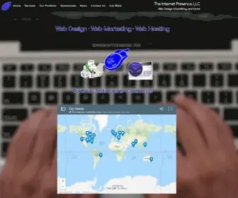 Theinternetpresence.com(Internet Presence Services that include web design) Screenshot