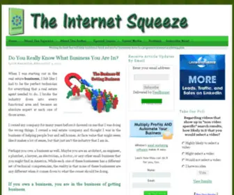 Theinternetsqueeze.com(The Internet Squeeze) Screenshot