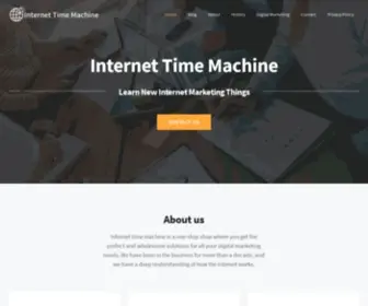 Theinternettimemachine.com(Internet Time Machine) Screenshot