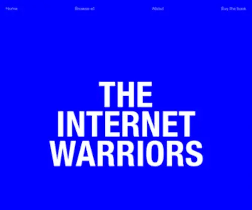 Theinternetwarriors.com(The internet warriors) Screenshot