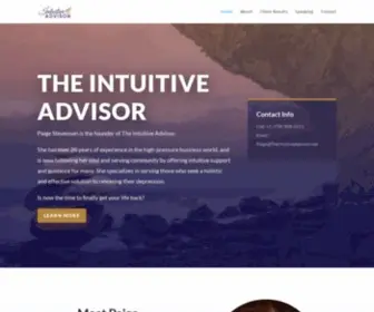 Theintuitiveadvisor.com(The Intuitive Advisor) Screenshot