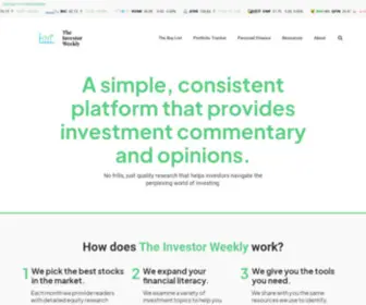 Theinvestorweekly.com(The Investor Weekly) Screenshot