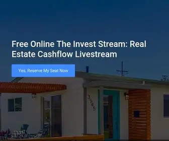 Theinveststream.com(Real Estate Cash Flow Event) Screenshot