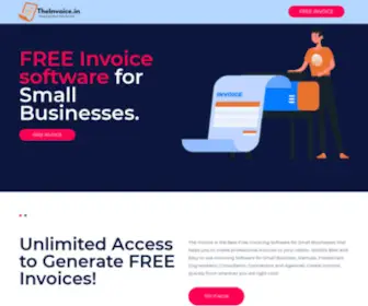 Theinvoice.in(Free Invoice Software for Small Business) Screenshot