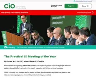 Theiomeeting.com(CIO) Screenshot