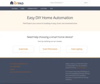 Theiotpad.com(Beginners guide to smart home automation by THEiotPad experts) Screenshot