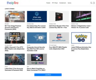 Theipfire.com(IPTV M3U Playlist 2024) Screenshot