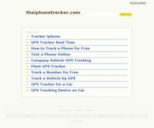 Theiphonetracker.com(Theiphonetracker) Screenshot