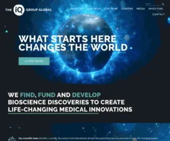 TheiqGroupglobal.com(What Starts Here Changes The World) Screenshot