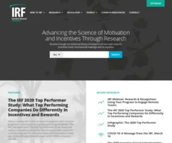 Theirf.org(The Incentive Research Foundation) Screenshot