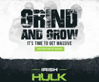 Theirishhulk.com(Irish Hulk) Screenshot