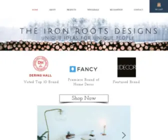 Theironrootsdesigns.com(Theironroots) Screenshot