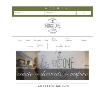 Theironstonenest.com(The Ironstone Nest) Screenshot