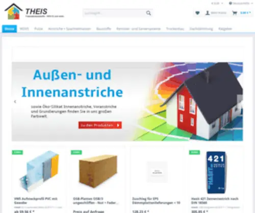 Theis-WDVS.de(Dämmstoffe) Screenshot