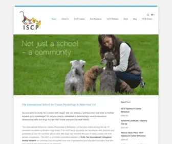 Theiscp.com(The International School for Canine Psychology (ISCP)) Screenshot