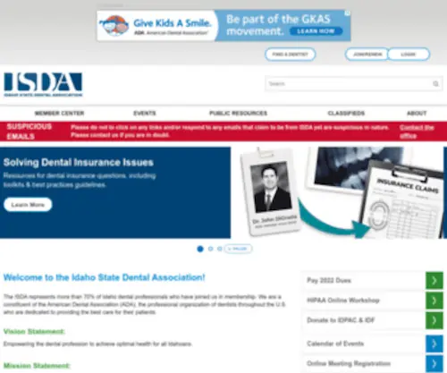 Theisda.org(Theisda) Screenshot