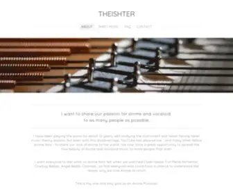 Theishter.com(About) Screenshot