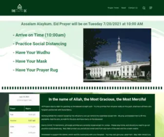 Theislamiccenter.com(المركز الاسلامى) Screenshot