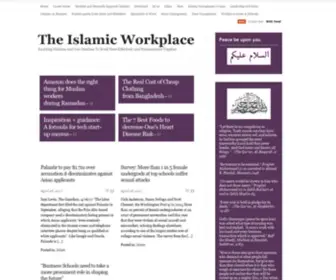 Theislamicworkplace.com(The Islamic Workplace) Screenshot