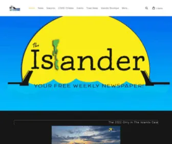 Theislandernewspaper.com(The Islander) Screenshot