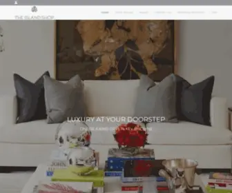 Theislandshop.com(Luxury has never been easier) Screenshot