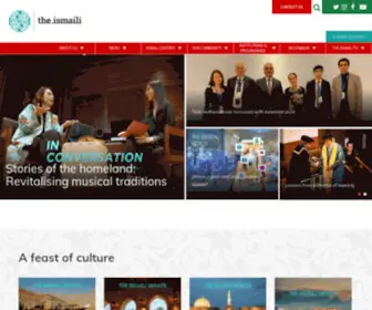 The.ismaili(The official website of the Ismaili Muslim community) Screenshot