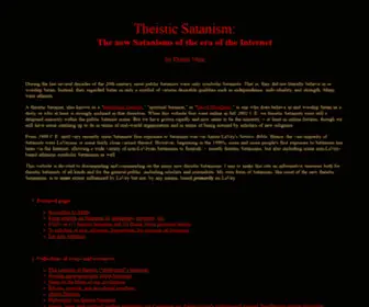 Theisticsatanism.com(Theistic Satanism) Screenshot