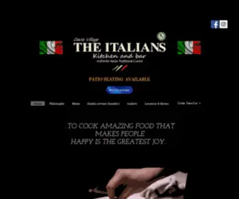 Theitaliansvancouver.com(Restaurant) Screenshot