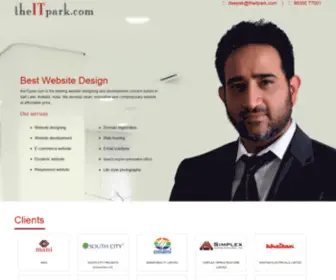 Theitpark.com(TheITpark Kolkata's leading web development company headed by Deepak Sharma) Screenshot