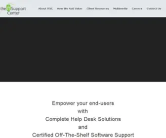 Theitsupportcenter.net(Global Provider Of Remote Help Desk Support) Screenshot
