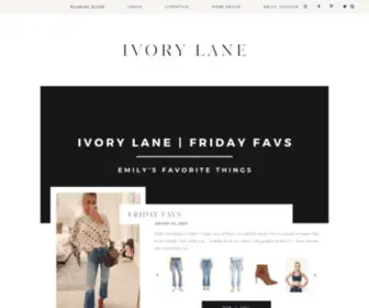 Theivorylane.com(Ivory Lane) Screenshot