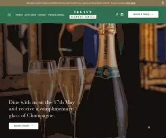 Theivymarketgrill.com(Covent Garden Restaurants) Screenshot