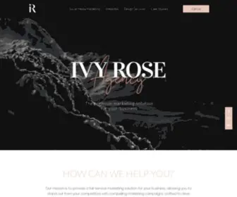 Theivyroseagency.com(The Ivy Rose Agency) Screenshot