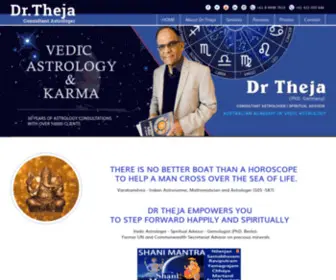 Theja.com.au(Vedic Astrology) Screenshot