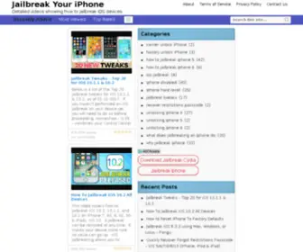 Thejailbreakbay.com(The Jailbreak Bay: Tutoriels iPhone) Screenshot