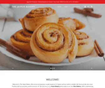 Thejaipurbakery.com(The Jaipur Bakery) Screenshot