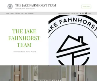 Thejakefahnhorstteam.com(The Jake Fahnhorst Team) Screenshot