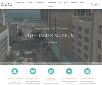 Thejamesmuseum.org(The James Museum) Screenshot