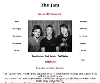 Thejam.org(The jam (band page)) Screenshot