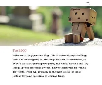 Thejapanguy.jp(Info about Selling on Amazon Japan) Screenshot