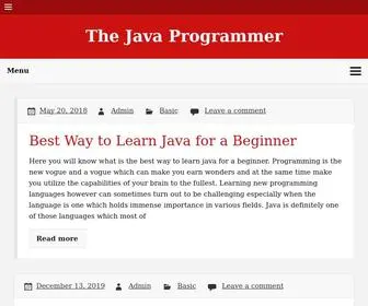Thejavaprogrammer.com(A Java Programming Blog) Screenshot
