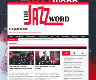 Thejazzword.com(The Jazz Word) Screenshot