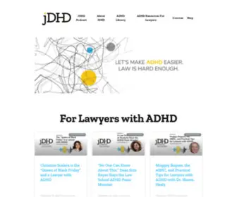 ThejdHD.com(For Lawyers with ADHD) Screenshot