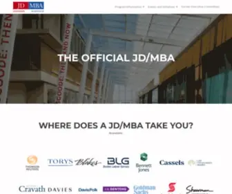 ThejDmba.ca(The JD/MBA) Screenshot