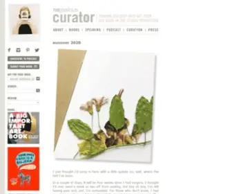 Thejealouscurator.com(The Jealous Curator /// curated contemporary art) Screenshot