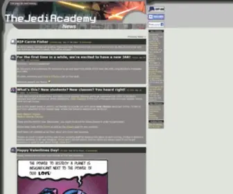 Thejediacademy.net(The Jedi Academy) Screenshot